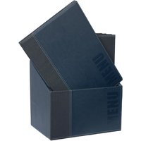 Securit Contemporary Menu Covers and Storage Box A4 Blue (20 pack)
