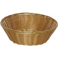 Olympia Poly Wicker Round Food Basket (6 pack)