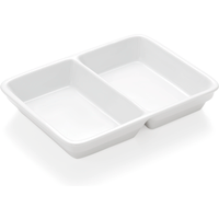 Was Germany Compartment Plate Set Porcelain 23.5 x 17.5 cm Pack of 3