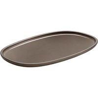 Bauscher ReNew Taupe Oval Platters 300x180mm (2 Pack)
