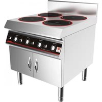 Chefsrange GXIH4-3B 80 Line Floorstanding 4 Ring Induction Hob - 4 X 3.0Kw Power