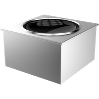Chefsrange GXDIIHW-3 - Drop In Wok Induction Hob - 3Kw Power (Steel Surround)