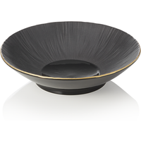 Maya Kuro Porcelain Bowl Set, Black, Dia 22.5 cm, 0.75 L, Pack of 3