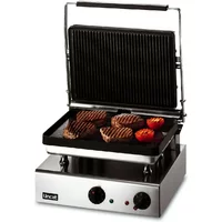 Lincat Lynx 400 Electric Counter-top Heavy Duty Ribbed Grill - Ribbed Upper & Smooth Lower Plates - W 395 mm - 3.0 kW