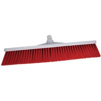 SYR Hygiene Broom Head Soft Bristle Red