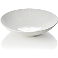 Maya Shiro Porcelain Bowl Set White Dia 26.5 cm 1.3 L Pack of 2