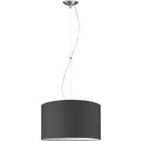Moderne hanglamp Bling - antraciet - verlichtingspendel Deluxe inclusief lampenkap 40/40/22cm - pendel lengte 100 cm - geschikt voor E27 LED lamp - Pendellamp geschikt voor woonkamer, slaapkamer, keuken