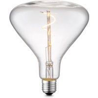 Edison Vintage LED filament lichtbron Flex - Helder - Spiraal - Retro LED lamp - 14/14/16cm - geschikt voor E27 fitting - Dimbaar - 3W 160lm 3000K - warm wit licht
