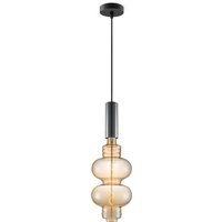 Home sweet home hanglamp Saga zwart Diabolo - amber