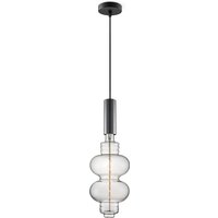 Home sweet home hanglamp Saga zwart Diabolo - helder