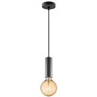 Home sweet home hanglamp Saga zwart Globe g125 - amber