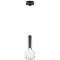 Home sweet home hanglamp Saga zwart Globe g125 - helder