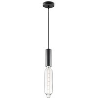 Home sweet home hanglamp Saga zwart Tube - helder