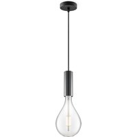 Home sweet home hanglamp Saga zwart Pear - helder