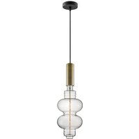 Home sweet home hanglamp Saga brons Diabolo - helder