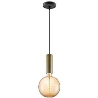 Home sweet home hanglamp Saga brons Spiral g180 - amber