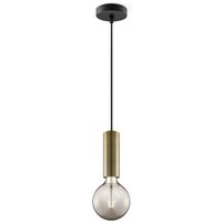 Home sweet home hanglamp Saga brons Globe g125 - smoke