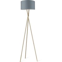 Home Sweet Home vloerlamp Legs inclusief Bling 40 lampenkap - licht grijs - geschikt voor E27 LED lamp