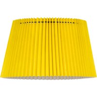 Papieren Gevouwen Lampenkap - Conisch - Geel - ø40 x 24 cm - E27 fitting - Voor Staande Lamp - Ontworpen voor woonkamer en eetkamer