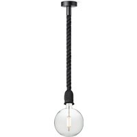 Home sweet home hanglamp Leonardo zwart Globe g180 - helder