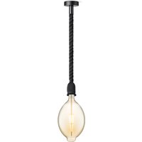 Home sweet home hanglamp Leonardo zwart Oval - amber