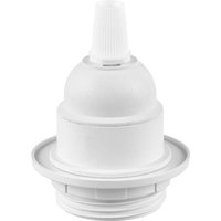 DIY lamphouders - Lamponderdelen - ø5.8 x 7.3 cm - E27 - Wit - Cilinder - Ontworpen voor Hanglampen, Wandlampen