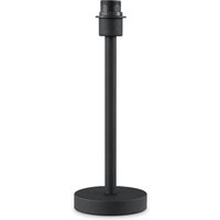 Moderne Tafellamp - Zwart -Modern Bedlampje - 14 x 14 x 36.5 cm - Met Schakelaar - Ontworpen voor gebruik in slaapkamers en studeerkamer - voor Lampenkap met max.35cm - set met E27 Lampfittingen - Lichtbron niet inbegrepen