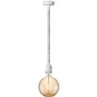 Home sweet home hanglamp Leonardo wit Globe g180 - amber