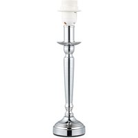 Home sweet home tafellamp Baroc ↕ 28,5 cm - chroom