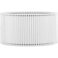Papieren Gevouwen Lampenkap - Cilindrisch - White - ø50 x 25 cm - E27 fitting - Voor Staande Lamp - Ontworpen voor woonkamer en eetkamer