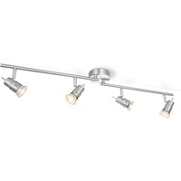 Home sweet home LED opbouwspot Cilindro 4 lichts ↔ 81 cm - mat staal