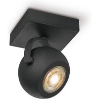 Home sweet home LED opbouwspot Nop ↔ 9,5 cm - zwart