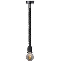 Home sweet home hanglamp Leonardo zwart Spiral g95 - smoke