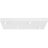 Plafondkap 4L - Metaal - Lamponderdeel - 25 x 47 x 4.5 cm - Rechthoekig - Ontworpen voor plafondlampen, hanglampen