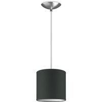 Moderne hanglamp Bling - antraciet - verlichtingspendel Basic inclusief lampenkap 16/16/15cm - pendel lengte 100 cm - geschikt voor E27 LED lamp - Pendellamp geschikt voor woonkamer, slaapkamer, keuken