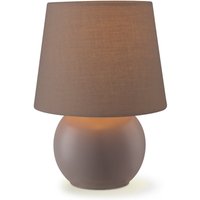 Home sweet home tafellamp Isla ↕ 22 cm - bruin