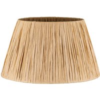Raffia lampenkap - Conisch - beige - Boheemse stijl - ø30 x 17 cm - E27 fitting - Ontworpen voor tafellampen en Pendellamp - Ontworpen voor woonkamer en eetkamer