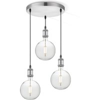 Home sweet home hanglamp Vintage 3L Globe g180 - helder