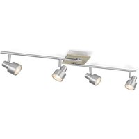 Home sweet home LED opbouwspot Drift 4L 80 cm - mat staal
