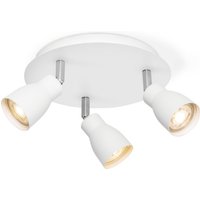Home sweet home LED opbouwspot Alba 3 lichts Ø 22 cm - wit