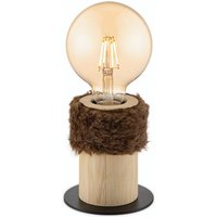 Home sweet home tafellamp Furdy small - hout