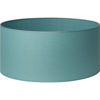 Lampenkap Canvas - Turkoois - cilinder - 50/50/25cm - van stof - Moderne stoffen Lampenkap voor E27 lamphouder - RoHS getest - voor hanglamp, en vloerlamp