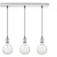 Home sweet home hanglamp pendel Vintage 3L Beam - mat staal