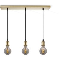 Home sweet home hanglamp Vintage brons 3L Beam Spiral g95 - smoke