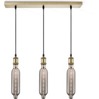 Home sweet home hanglamp Vintage brons 3L Beam Tube - smoke
