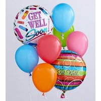 Get Well Balloon Bunch