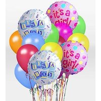 A Baby Boy Balloon Bunch