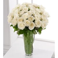 FTD White Rose Bouquet - 36 Stems