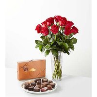 Romantic Long Stem Red Rose Bouquet Bundles