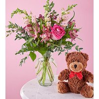Happily Ever After Bouquet and Bear Set